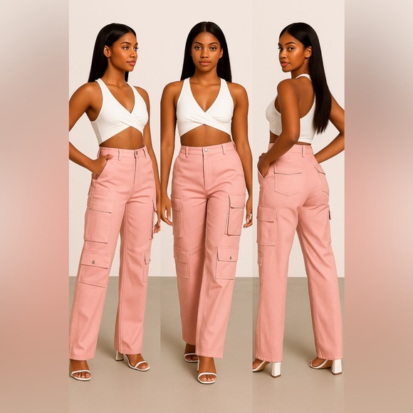 PR BEST CURVYS Pants - 💞 Barbie Luxe Cargo Pants